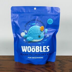 The Woobles Learn To Crochet Kit for Beginners Bjord the Narwhal NEW